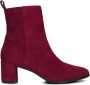 Notre-V 8543 Enkellaarsjes Enkelboots met rits Dames Rood - Thumbnail 4