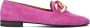 Notre-v Roze Suède Loafers met Kettingdetail Pink Dames - Thumbnail 2