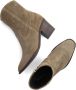 Notre-V Notre V 05 144 Enkellaarsjes Enkelboots met rits Dames Taupe - Thumbnail 5