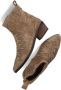 Notre-V 18060 Enkellaarsjes Enkelboots met rits Dames Taupe - Thumbnail 5