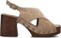 Bruin Tinten 06 241 Sandalen Dames Taupe - Thumbnail 2