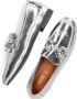 Notre-V 6112 Mocassins Instappers Dames Zilver - Thumbnail 6