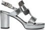 Metallica Metallic Aq111 Sandalen Dames Zilver - Thumbnail 2