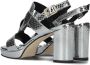 Metallica Metallic Aq111 Sandalen Dames Zilver - Thumbnail 3