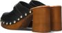 Notre-V 8698 Clogs Dames Zwart - Thumbnail 4