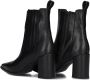 Notre-V 33028 Enkellaarsjes Enkelboots met rits Dames Zwart - Thumbnail 4