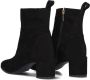 Notre-V 8543 Enkellaarsjes Enkelboots met rits Dames Zwart - Thumbnail 4