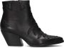 Notre-V Ar196 Enkellaarsjes Enkelboots met rits Dames Zwart - Thumbnail 3