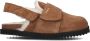 Nubikk suède clogs cognac Bruin Meisjes Suede Effen 31 - Thumbnail 4