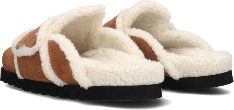 NUBIKK Cognac Pantoffels Teddy Fur