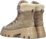 NUBIKK Taupe Veterboots Flore Montagne Fur - Thumbnail 3