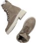 Nubikk June Laarzen Stijlvolle en Trendy Veterschoenen voor Vrouwen Beige Dames - Thumbnail 6