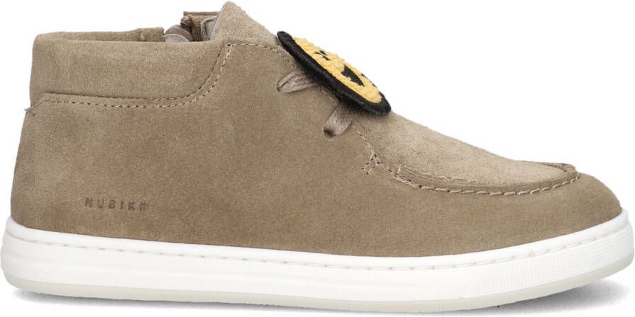 NUBIKK Taupe Veterschoenen Jiro Gio K