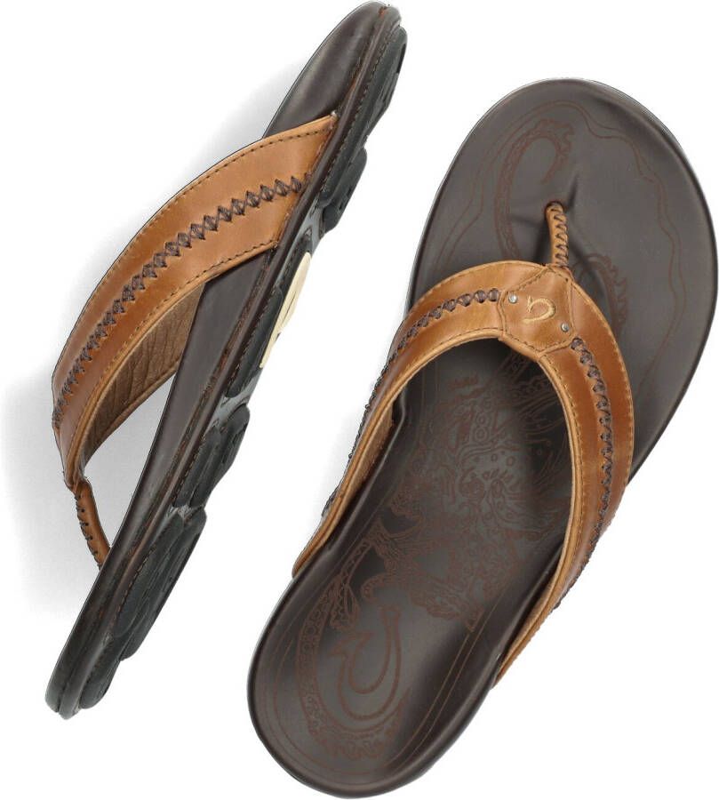 OLUKAI Bruine Slippers Mea Ola