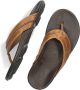 OLUKAI Teenslippers Heren Mea Ola Maat: 45 Materiaal: Leer Kleur: Bruin - Thumbnail 7