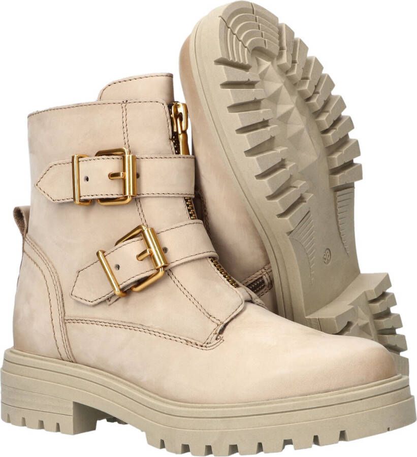 Bruin Tinten Lpmonk-01 Biker boots Dames Beige - Foto 4