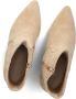 Omoda 0591-2 Enkellaarsjes Enkelboots met rits Dames Beige - Thumbnail 6