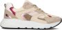 Bruin Tinten Cibel Lage sneakers Dames Beige - Thumbnail 2