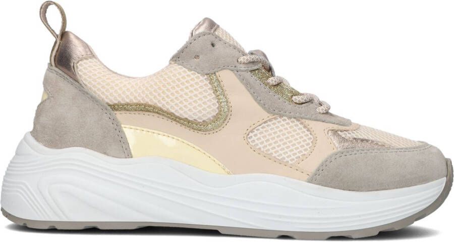 Omoda Beige Lage Sneakers Triangle