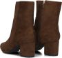 Omoda 0591-2 Enkellaarsjes Enkelboots met rits Dames Bruin - Thumbnail 4