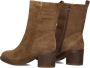 Omoda 2581-09 Enkellaarsjes Enkelboots met rits Dames Bruin - Thumbnail 4