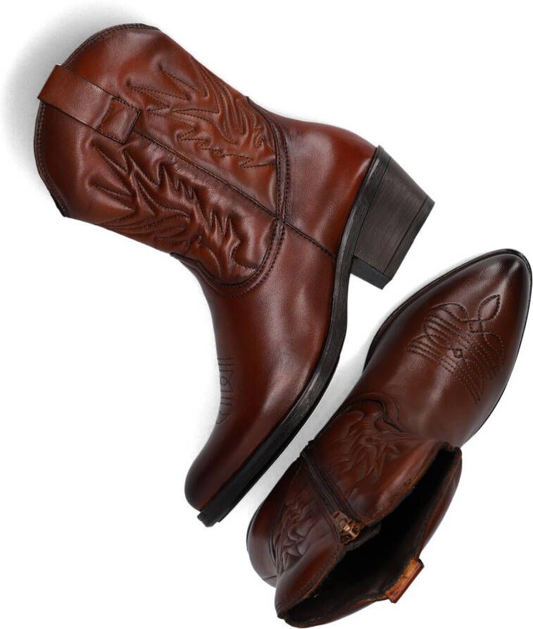 Omoda 16707 Cowboylaarzen Western Laarzen Dames Cognac Schoenen