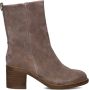 Omoda 2581-09 Enkellaarsjes Enkelboots met rits Dames Taupe - Thumbnail 3