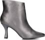 Omoda S4222 Enkellaarsjes Enkelboots met rits Dames Zilver - Thumbnail 1