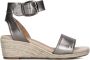 Omoda 0577-2 Espadrilles Zomer Schoenen Dames Zilver - Thumbnail 3