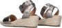 Omoda 0577-2 Espadrilles Zomer Schoenen Dames Zilver - Thumbnail 4