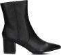 Omoda 0591-2 Enkellaarsjes Enkelboots met rits Dames Zwart - Thumbnail 3