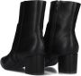 Omoda 0591-2 Enkellaarsjes Enkelboots met rits Dames Zwart - Thumbnail 4