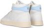 P448 Taylor Wmn Hoge sneakers Leren Sneaker Dames Wit - Thumbnail 3