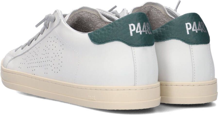 P448 Witte Lage Sneakers John Men