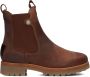 Panama Jack FRANCESCA IGLOO B5 Bruine stoere Chelsea boot met lamswol - Thumbnail 6