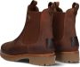 Panama Jack FRANCESCA IGLOO B5 Bruine stoere Chelsea boot met lamswol - Thumbnail 7