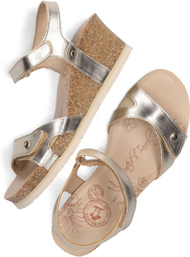 PANAMA JACK Gouden Sandalen Julia