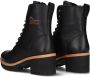 Panama Jack Padma B11 Veterboots Laarzen Met Veters Dames Zwart - Thumbnail 3