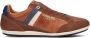 Pantofola d'Oro Lucca Uomo Low Lage sneakers Leren Sneaker Heren Cognac - Thumbnail 2