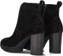 Paul Green 9033 Enkellaarsjes Enkelboots met rits Dames Zwart - Thumbnail 4