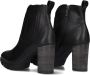 Paul Green 9033 Enkellaarsjes Enkelboots met rits Dames Zwart - Thumbnail 4