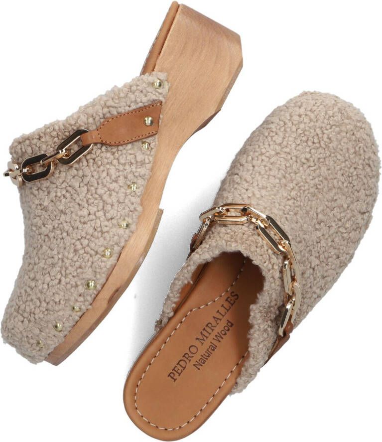 PEDRO MIRALLES Beige Clogs 13760