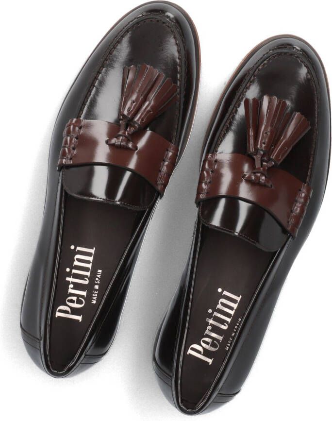 PERTINI Bruine Loafers 32746