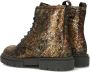 Pinocchio P1158 Veterboots Laarzen Met Veters Meisjes Kids Brons - Thumbnail 2