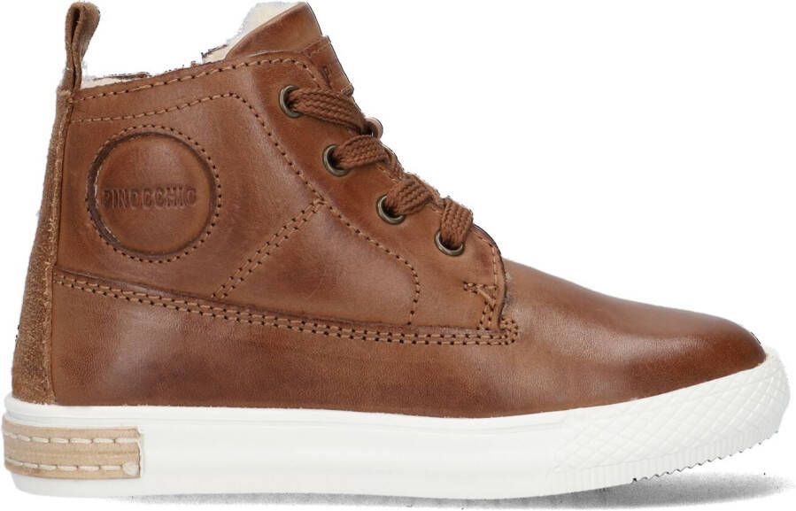 Pinocchio Cognac Hoge Sneaker P2851