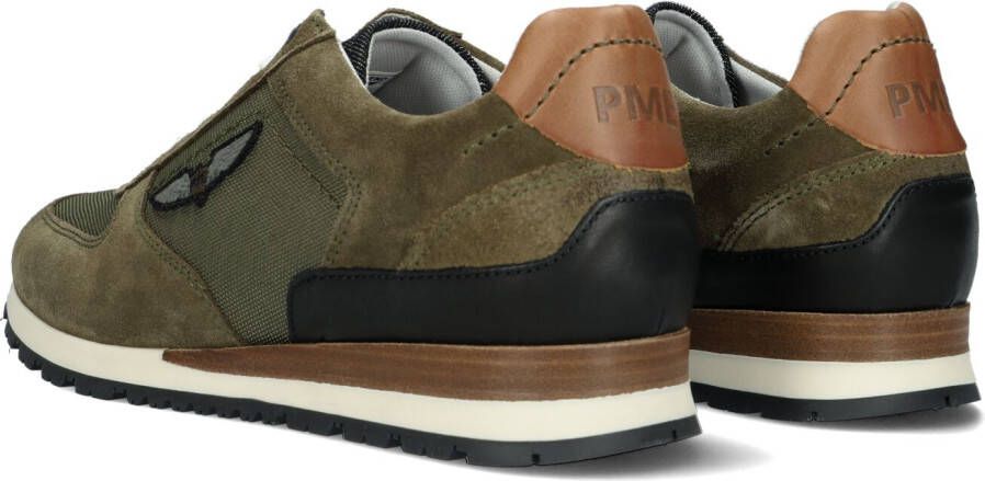 PME Legend Groene Lage Sneakers Lockplate