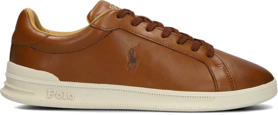 Polo Ralph Lauren Cognac Lage Sneakers Hrt Ct Ii Top Lace