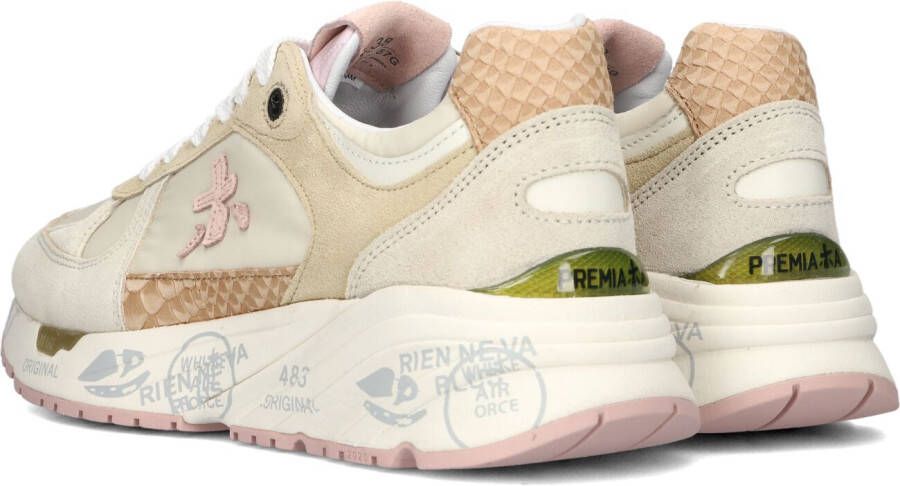 Premiata Beige Lage Sneakers Mase-d