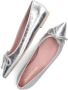 Pretty Ballerinas Zilveren puntige ballerina's met strikdetail Gray Dames - Thumbnail 7