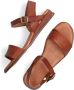 Red-Rag Red Rag Sandalen Dames Damesschoenen Leer Sleehak hoogte 4 cm 79370 Cognac - Thumbnail 7